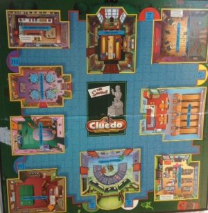 PARTS ONLY - Cluedo The Simpsons Board Game - Game Board Only