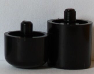 PARTS ONLY - Flutter Stock Exchange Board Game - Set of 2 Black Share Pegs Only