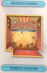 PARTS ONLY - Cluedo The Simpsons Board Game - Krustylu Studios Room Card