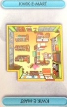 PARTS ONLY - Cluedo The Simpsons Board Game - Kwik-E-Mart Room Card