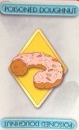 PARTS ONLY - Cluedo The Simpsons Board Game - (1) Poisoned Doughnut Weapons Card Only