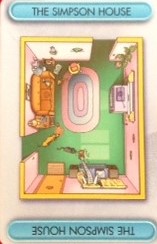 PARTS ONLY - Cluedo The Simpsons Board Game - The Simpson's House Room Card