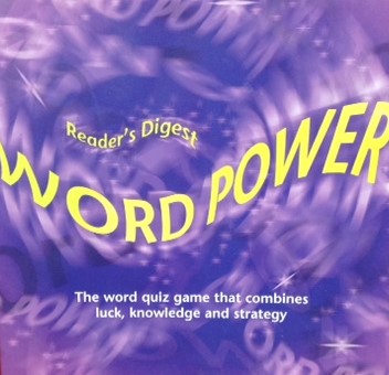 Readers Digest Word Power Board Game - Used