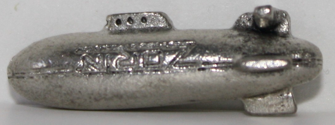 PARTS ONLY -Monopoly Ultimate James Bond Board Game - Zorin’s Airship Pewter Token (New)