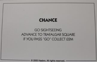 PARTS ONLY - Monopoly Here and Now UK Limited Edition Board Game - Chance Card #1 Only
