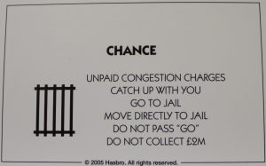 PARTS ONLY - Monopoly Here and Now UK Limited Edition Board Game - Chance Card #2