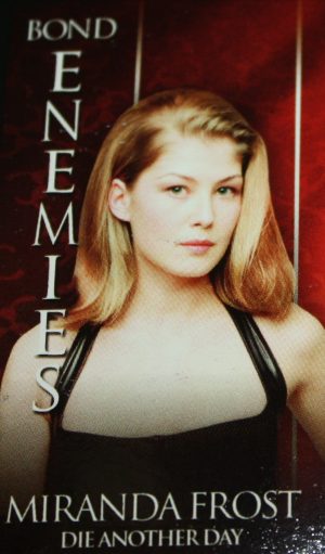 PARTS ONLY -Monopoly Ultimate James Bond Board Game - "Miranda Frost" Bond Enemy Card (New)