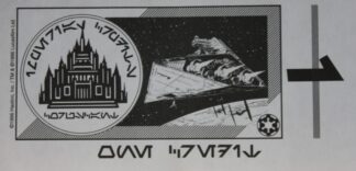 PARTS ONLY -Monopoly Star Wars Board Game - 10 x 1 Imperial Credit Custom Money