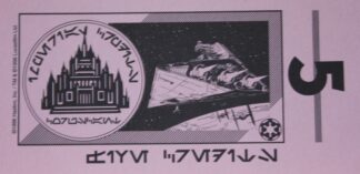PARTS ONLY -Monopoly Star Wars Board Game - 10 x 5 Imperial Credit Custom Money