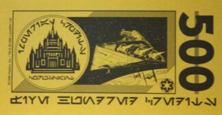 PARTS ONLY -Monopoly Star Wars Board Game - 10 x 500 Imperial Credit Custom Money