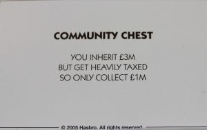 PARTS ONLY - Monopoly Here and Now UK Limited Edition Board Game - Community Chest Card #11
