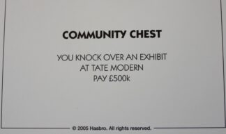 PARTS ONLY - Monopoly Here and Now UK Limited Edition Board Game - Community Chest Card #6