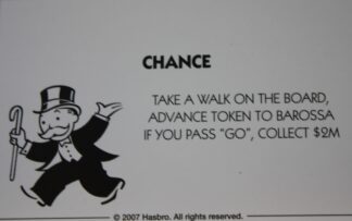 PARTS ONLY - Monopoly The Australian Here and Now Edition Board Game - #14 Chance Card Only