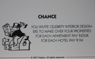 PARTS ONLY - Monopoly The Australian Here and Now Edition Board Game - #16 Chance Card Only