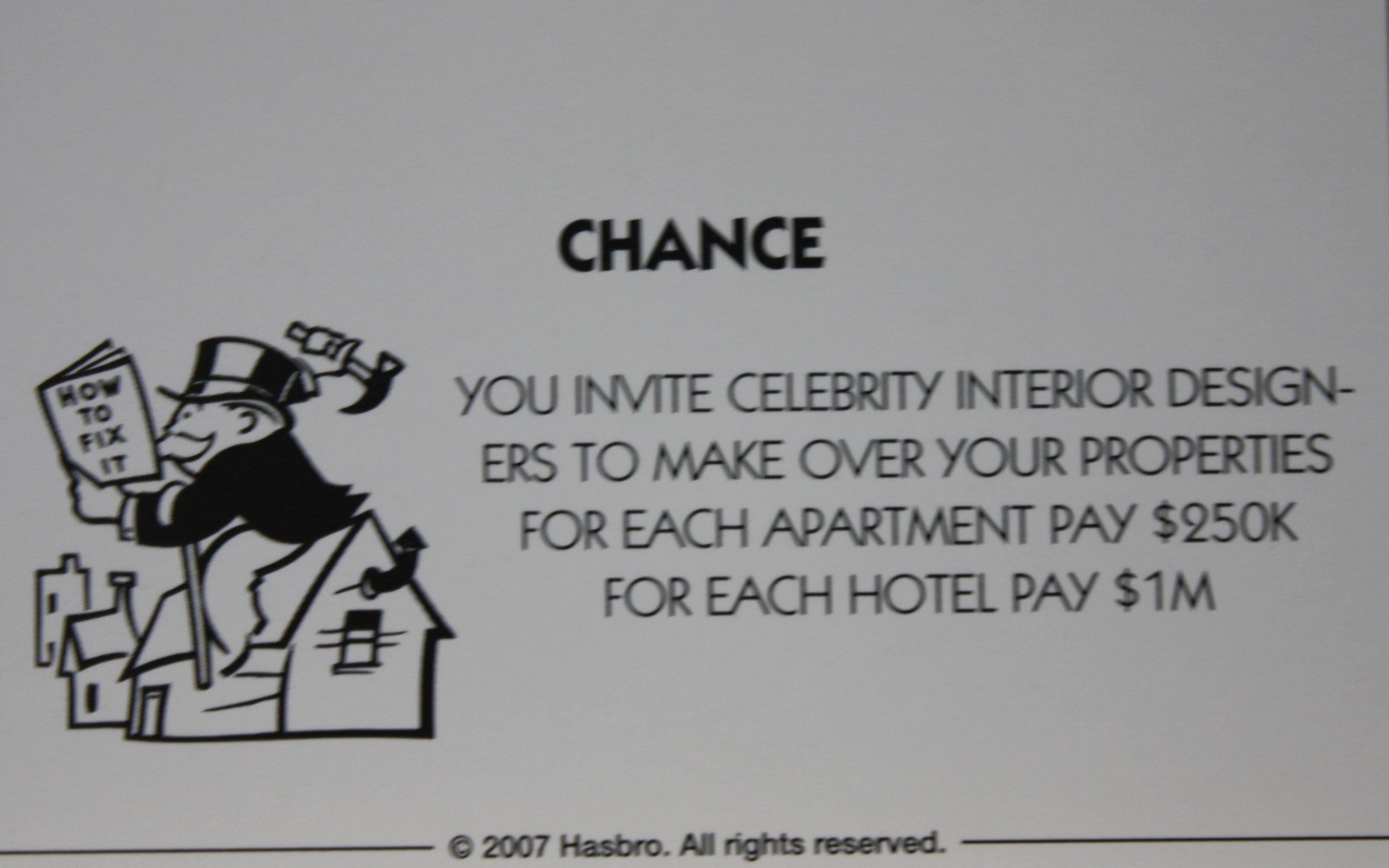 PARTS ONLY - Monopoly The Australian Here and Now Edition Board Game - #16 Chance Card Only