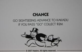 PARTS ONLY - Monopoly The Australian Here and Now Edition Board Game - #3 Chance Card Only