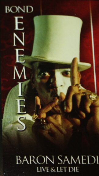 PARTS ONLY -Monopoly Ultimate James Bond Board Game - "Baron Samedi" Bond Enemy Card (New)