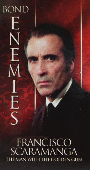 PARTS ONLY -Monopoly Ultimate James Bond Board Game - "Francisco Scaramanga" Bond Enemy Card (New)