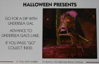 PARTS ONLY - Monopoly Tim Burton's The Nightmare Before Christmas Board Game - #9 Halloween Presents Card