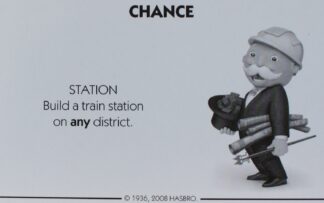 PARTS ONLY - Monopoly City Board Game - #2 Chance Card