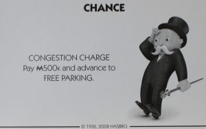 PARTS ONLY - Monopoly City Board Game - #7 Chance Card