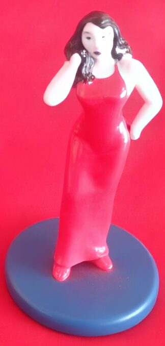 PARTS ONLY - Cluedo DVD Board Game - (1) Miss Scarlet Character Token Only