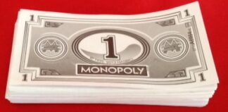 PARTS ONLY - Monopoly Junior Board Game - Pack of Money Only