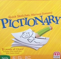 Pictionary Board Game - Used