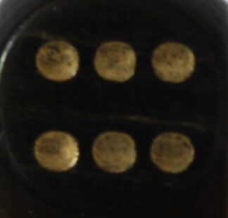PARTS ONLY -Black/Gold Board Game 15mm Die