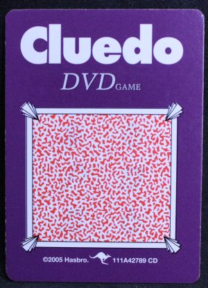 PARTS ONLY - Cluedo DVD Board Game - (1) Prince Azure Suspect Card Only