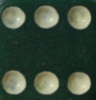 PARTS ONLY -Dark Green/White Board Game Die