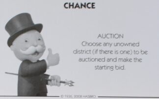PARTS ONLY - Monopoly City Board Game - #15 Chance Card