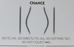 PARTS ONLY - Monopoly City Board Game - #16 Chance Card