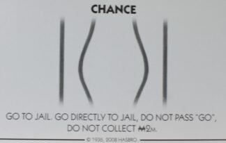 PARTS ONLY - Monopoly City Board Game - #16 Chance Card