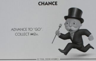 PARTS ONLY - Monopoly City Board Game - #19 Chance Card