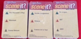 PARTS ONLY - Scene It Board Game "Harry Potter" Edition - (1) Pack of 160 Question Cards Only