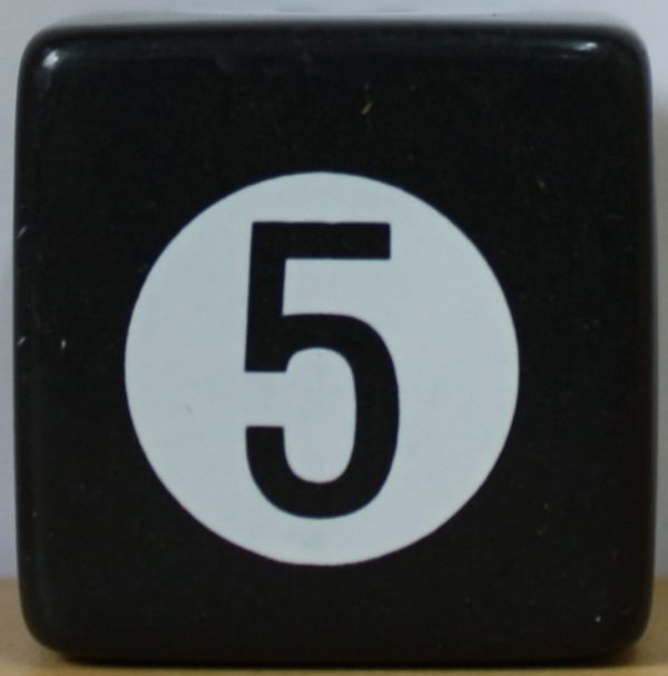 PARTS ONLY - Scene It! Board Game "Movie" 2nd Edition - (1) 6-Sided Specialty Die Only
