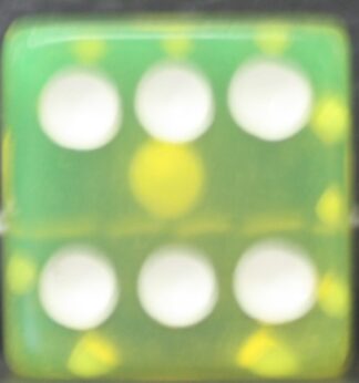 PARTS ONLY -Translucent Yellow with White Dots Die