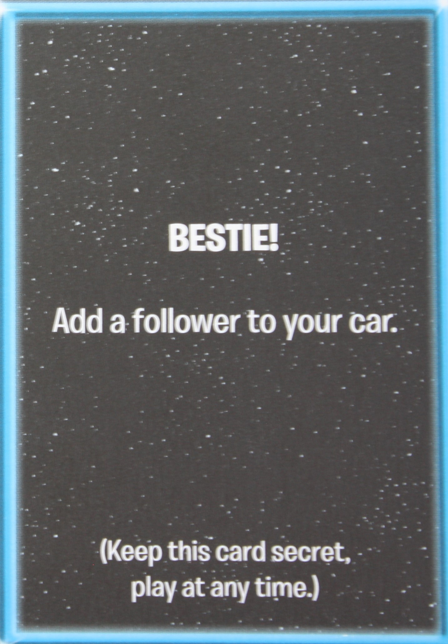 PARTS ONLY - The Game of Life "Empire" Board Game - Empire "Bestie!" Card Only