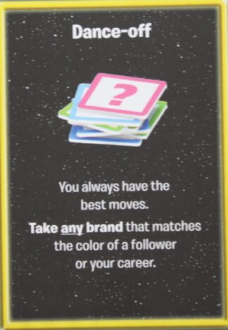 PARTS ONLY -The Game of Life "Empire" Board Game - Action "Dance-Off" Card