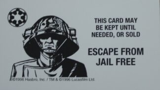 PARTS ONLY - Monopoly Star Wars Trilogy Board Game - #12 Imperial Card Only