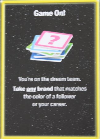 PARTS ONLY - The Game of Life "Empire" Board Game - Action "Game On!" Card Only