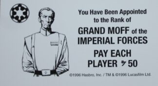 PARTS ONLY - Monopoly Star Wars Trilogy Board Game - #15 Imperial Card Only