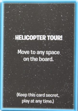 PARTS ONLY - The Game of Life "Empire" Board Game - Empire "Helicopter Tour!" Card Only
