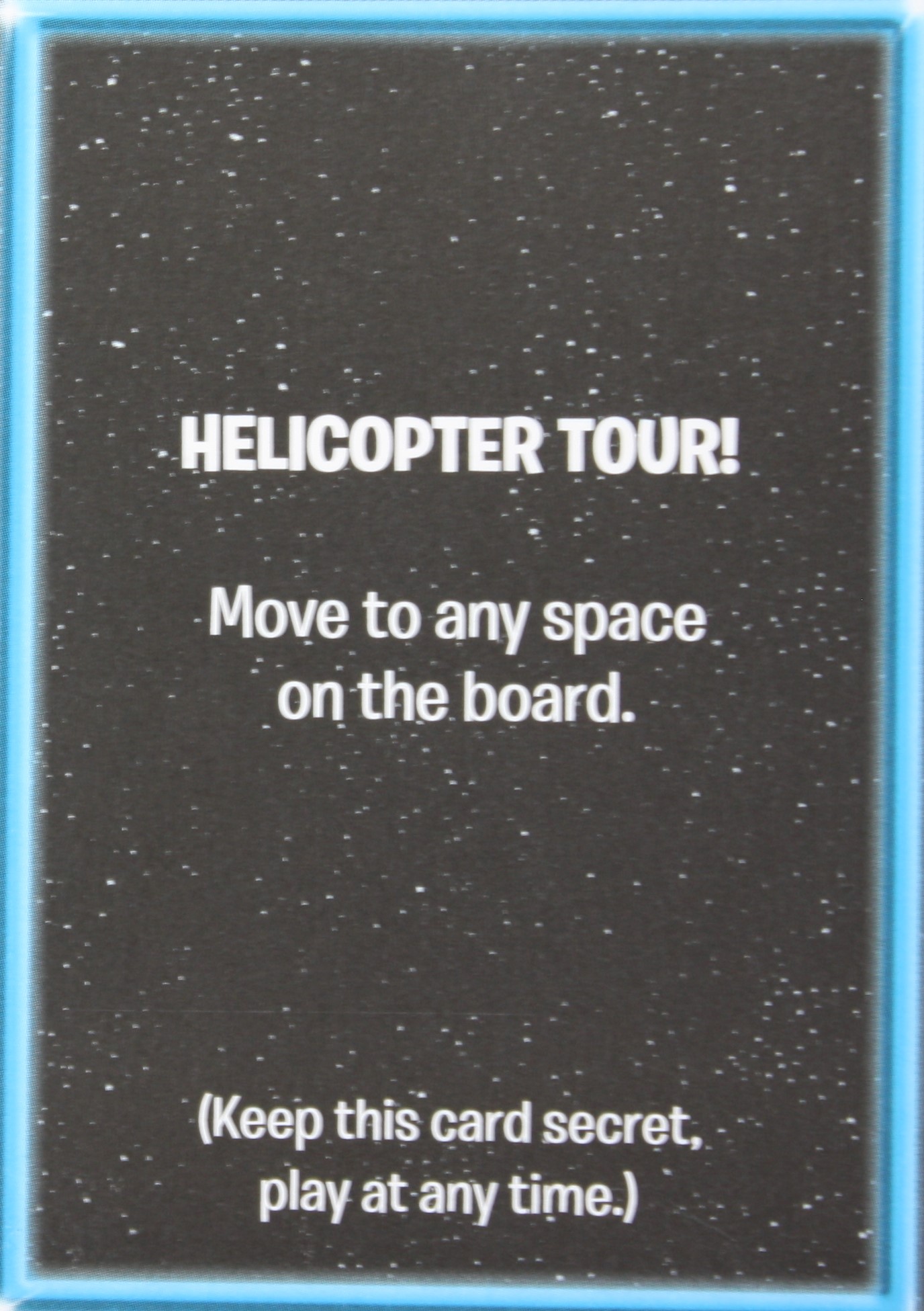 PARTS ONLY - The Game of Life "Empire" Board Game - Empire "Helicopter Tour!" Card Only