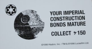 PARTS ONLY - Monopoly Star Wars Trilogy Board Game - #10 Imperial Card Only