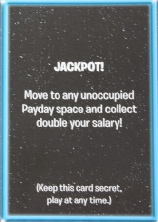 PARTS ONLY - The Game of Life "Empire" Board Game - Empire "Jackpot!" Card Only