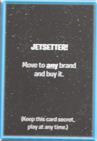 PARTS ONLY - The Game of Life "Empire" Board Game - Empire "Jetsetter!" Card Only
