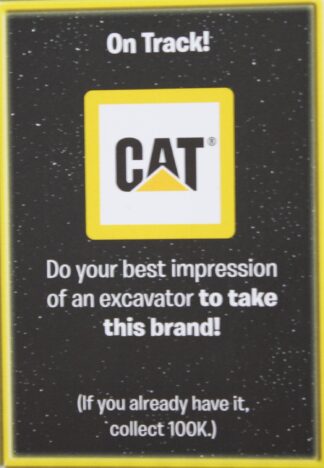 PARTS ONLY - The Game of Life "Empire" Board Game - Action "On Track!" Card Only