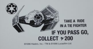 PARTS ONLY - Monopoly Star Wars Trilogy Board Game - #1 Imperial Card Only